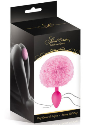 Plug anal pompon rose - CC5700910050